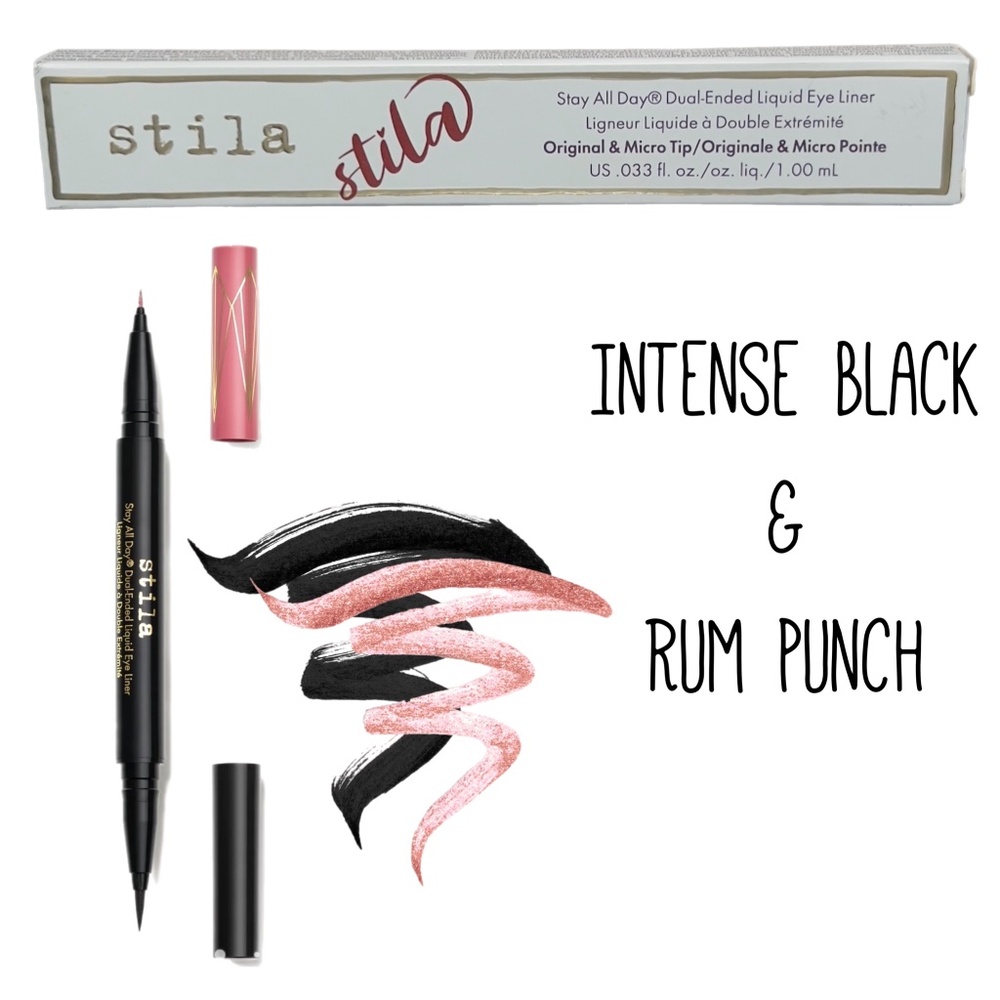 🌵4/$30 NIB Stila Stay All Day Dual-Ended Liquid Eye Liner: Shimmer Micro Tip